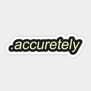 .absolutely Sticker